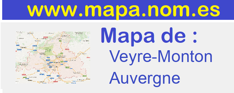 mapa de  Veyre-Monton