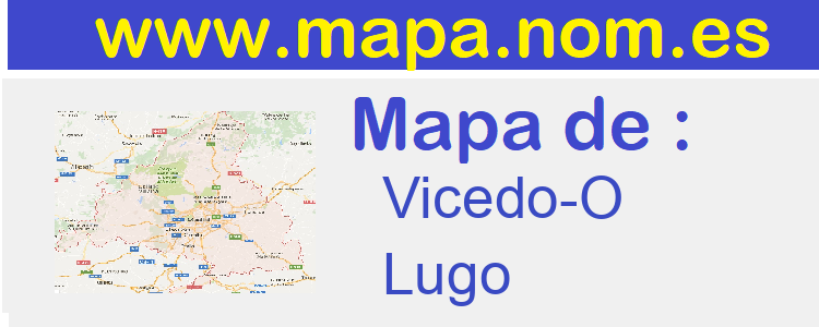mapa de  Vicedo-O