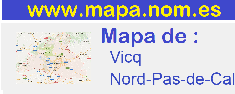 mapa de  Vicq