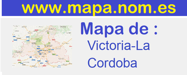 mapa de  Victoria-La