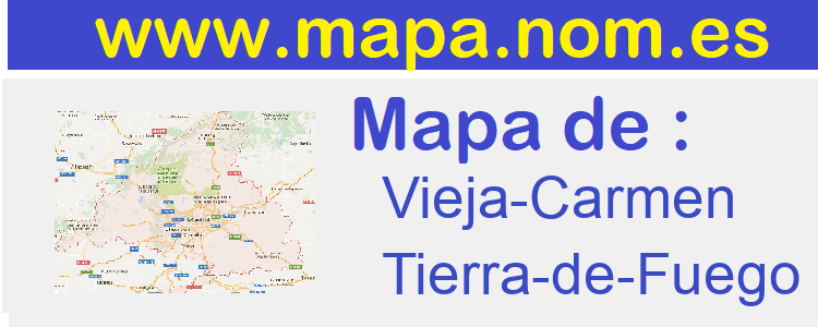 mapa de  Vieja-Carmen