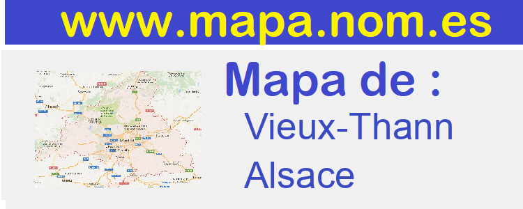 mapa de  Vieux-Thann