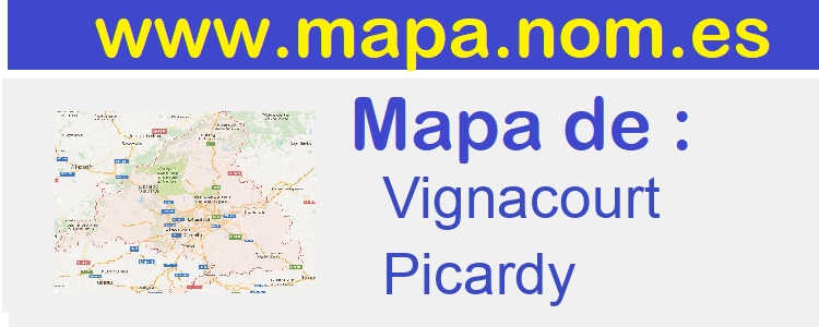 mapa de  Vignacourt