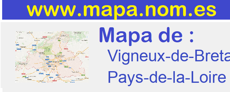 mapa de  Vigneux-de-Bretagne