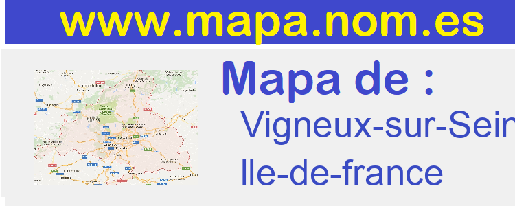 mapa de  Vigneux-sur-Seine