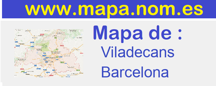 mapa de  Viladecans