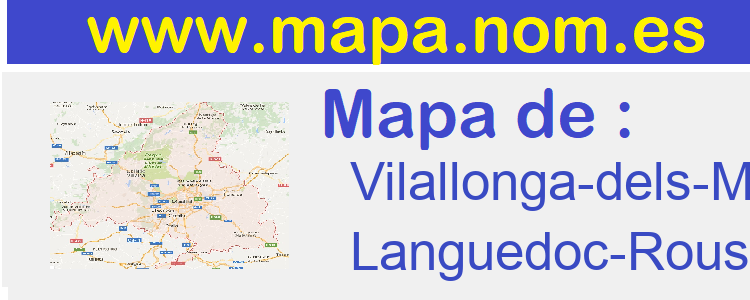 mapa de  Vilallonga-dels-Monts