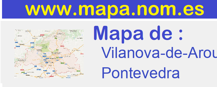 mapa de  Vilanova-de-Arousa