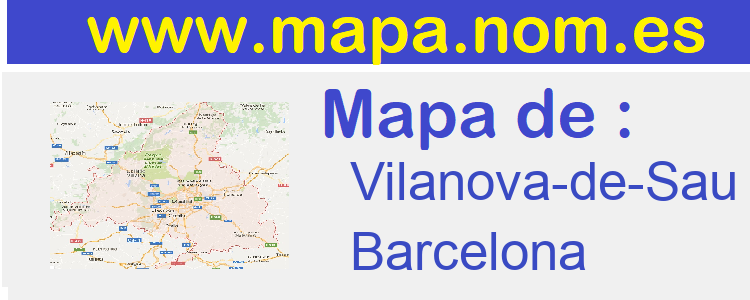 mapa de  Vilanova-de-Sau