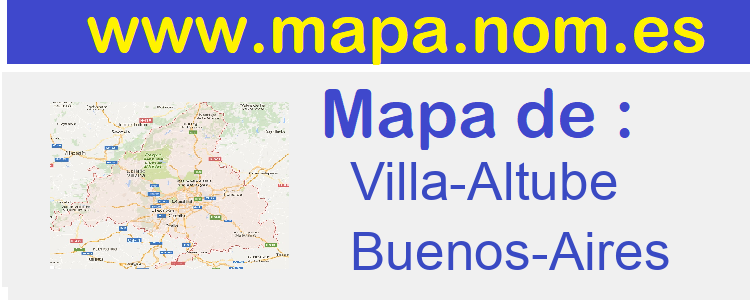 mapa de  Villa-Altube