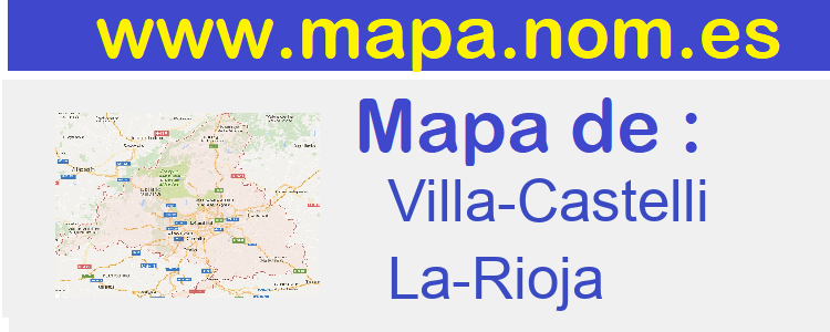 mapa de  Villa-Castelli