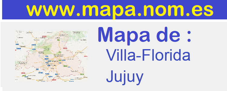 mapa de  Villa-Florida