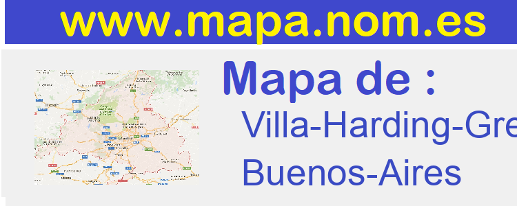 mapa de  Villa-Harding-Green