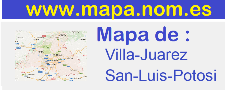 mapa de  Villa-Juarez