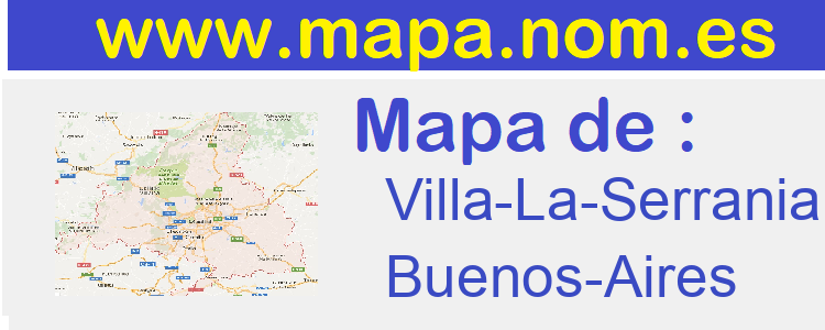mapa de  Villa-La-Serrania