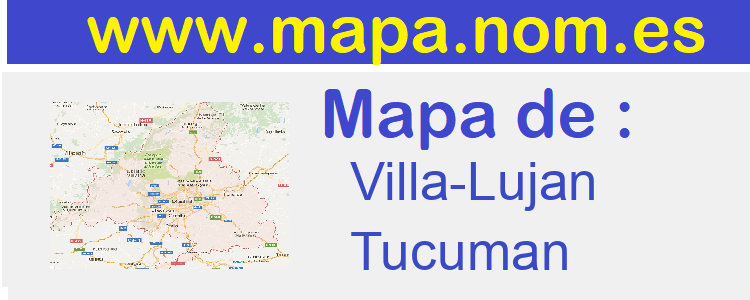 mapa de  Villa-Lujan