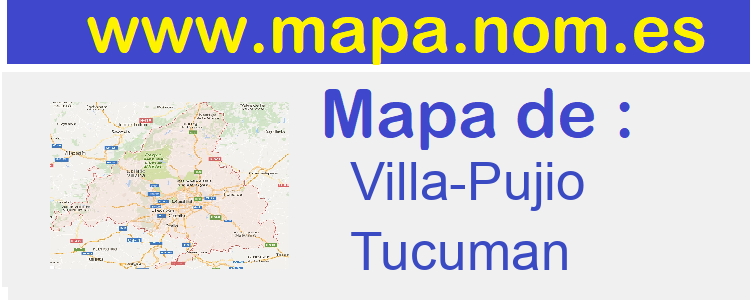 mapa de  Villa-Pujio