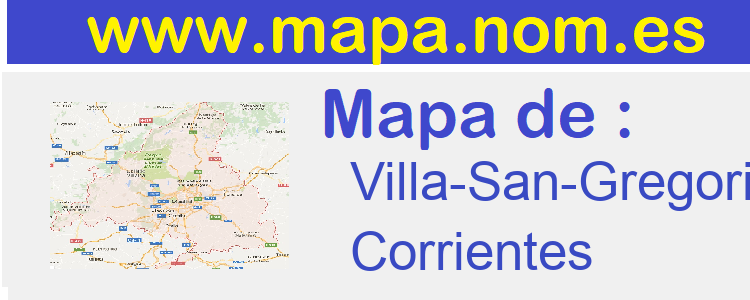 mapa de  Villa-San-Gregorio