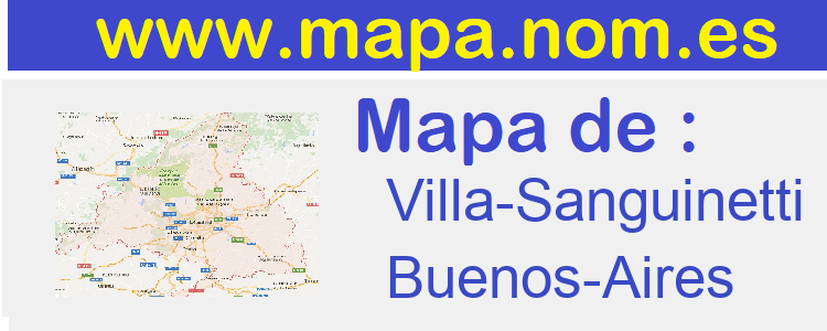 mapa de  Villa-Sanguinetti