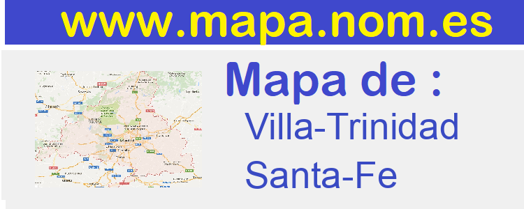 mapa de  Villa-Trinidad