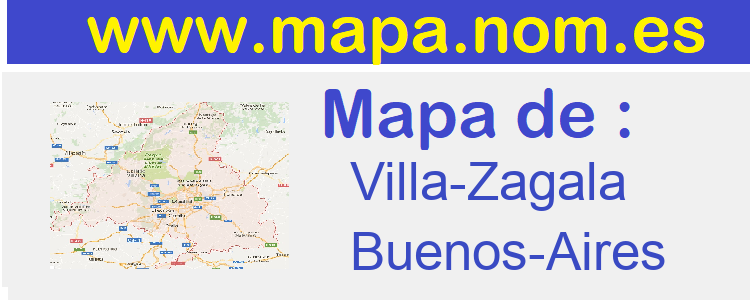 mapa de  Villa-Zagala