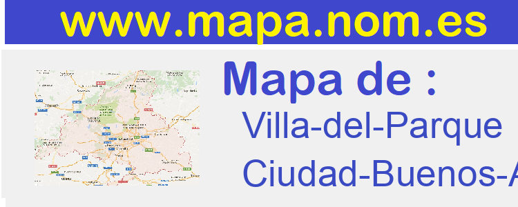 mapa de  Villa-del-Parque