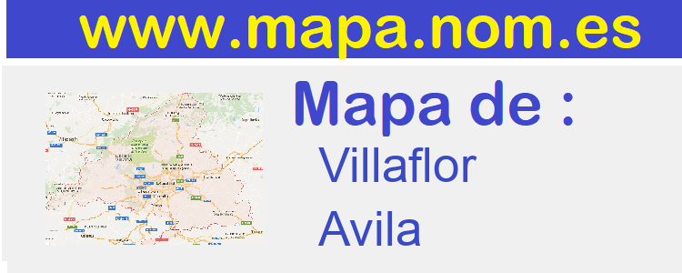 mapa de  Villaflor
