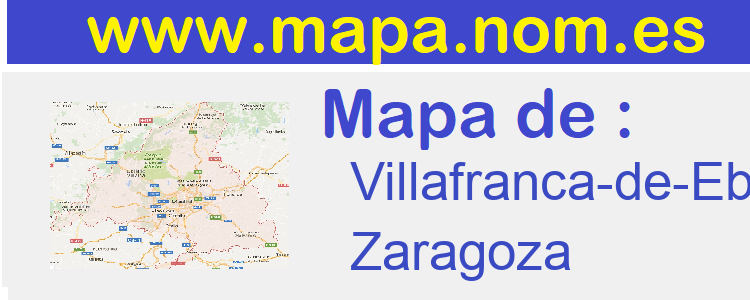 mapa de  Villafranca-de-Ebro