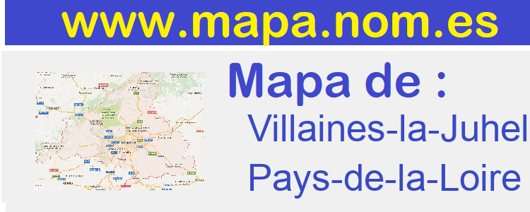 mapa de  Villaines-la-Juhel