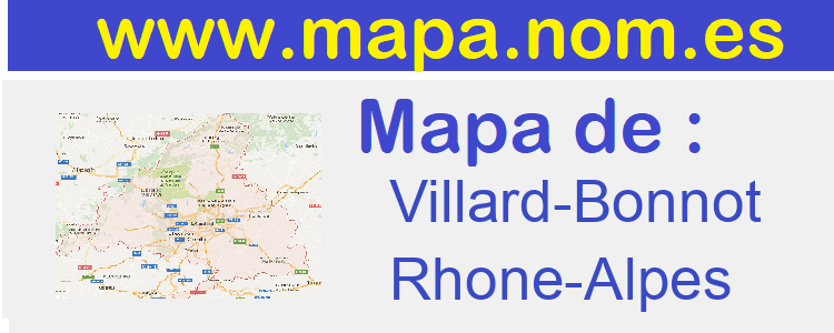mapa de  Villard-Bonnot