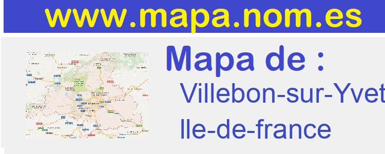 mapa de  Villebon-sur-Yvette