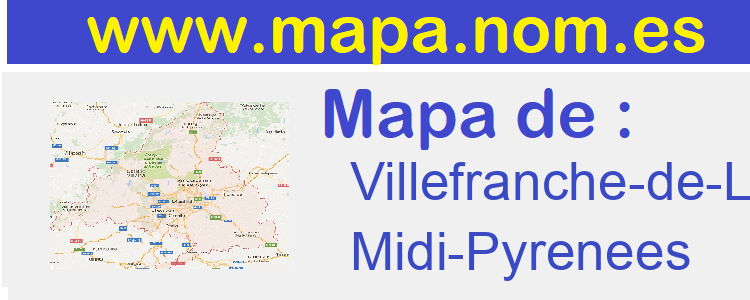 mapa de  Villefranche-de-Lauragais