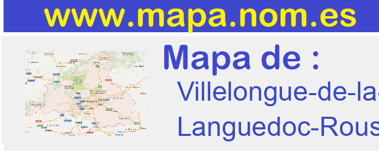 mapa de  Villelongue-de-la-Salanque