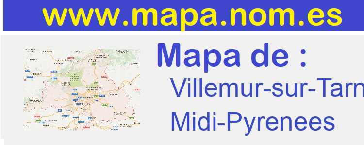 mapa de  Villemur-sur-Tarn