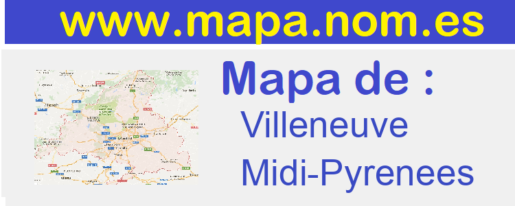 mapa de  Villeneuve
