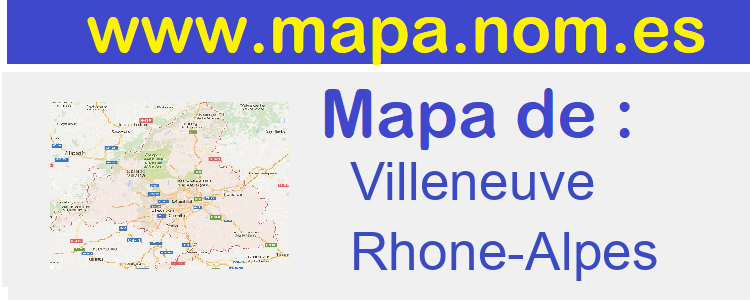 mapa de  Villeneuve
