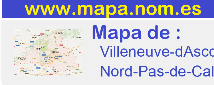 mapa de  Villeneuve-dAscq