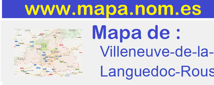 mapa de  Villeneuve-de-la-Raho