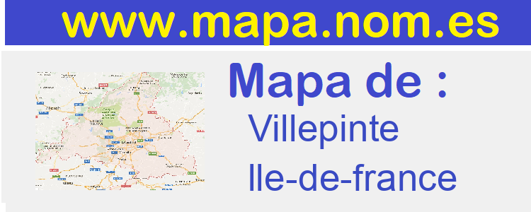 mapa de  Villepinte