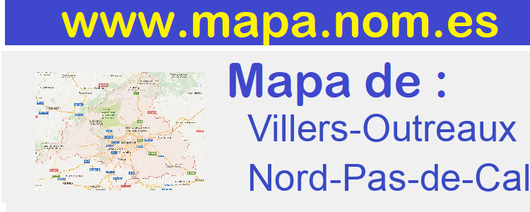 mapa de  Villers-Outreaux