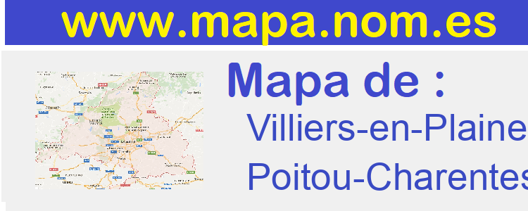 mapa de  Villiers-en-Plaine