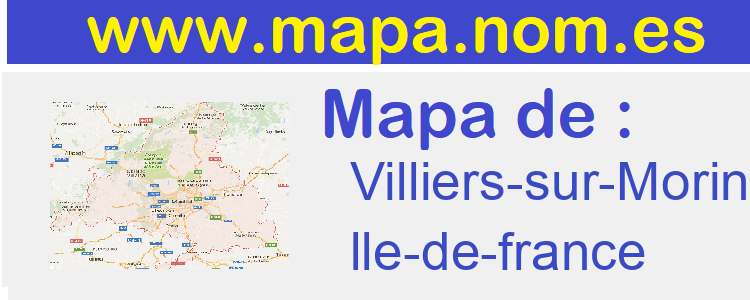 mapa de  Villiers-sur-Morin