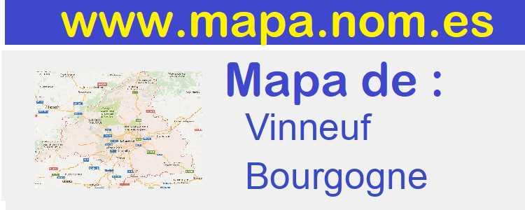 mapa de  Vinneuf