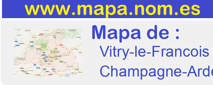 mapa de  Vitry-le-Francois