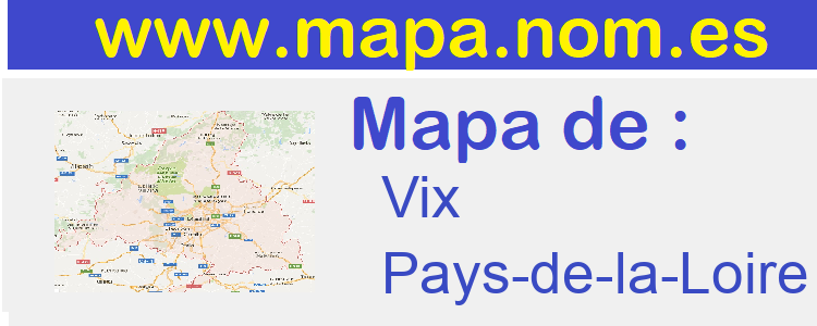 mapa de  Vix