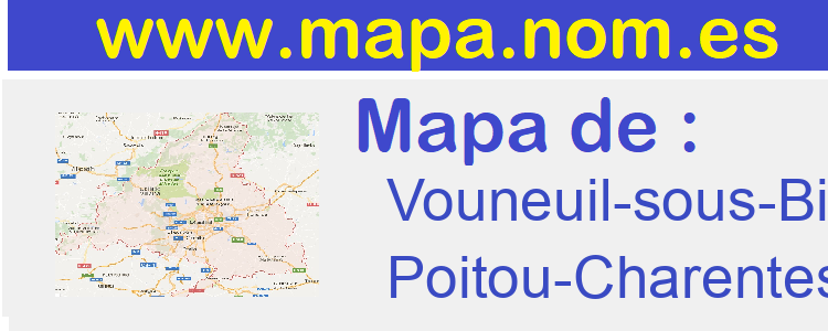 mapa de  Vouneuil-sous-Biard