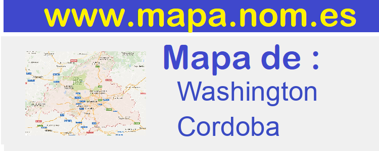 mapa de  Washington