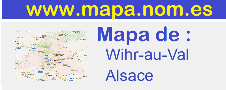 mapa de  Wihr-au-Val