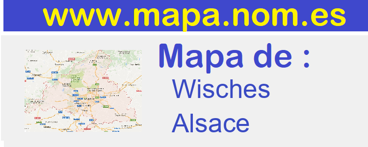mapa de  Wisches