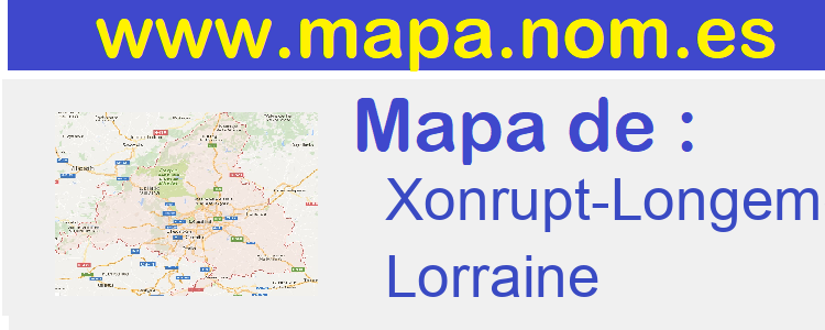 mapa de  Xonrupt-Longemer